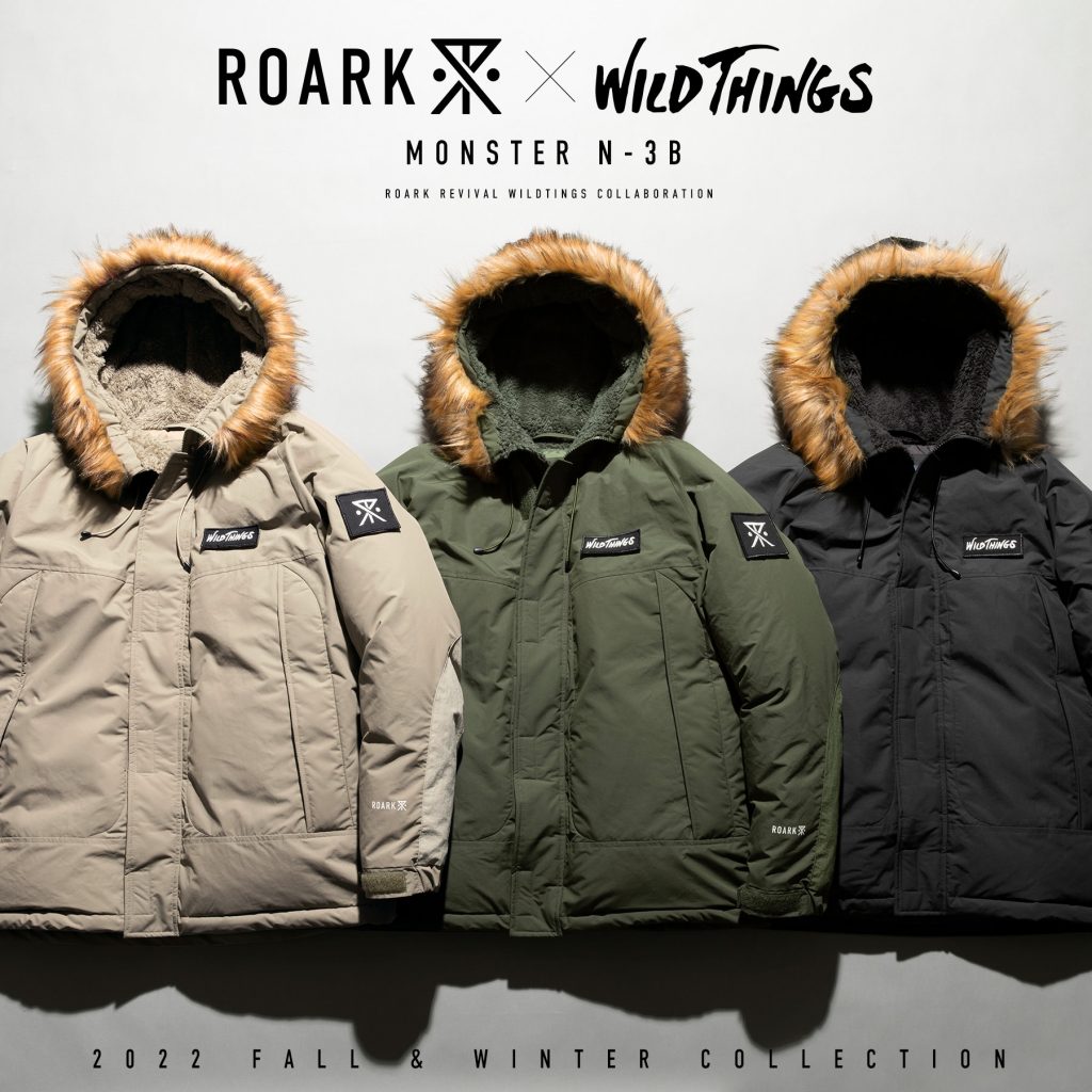 ROARK × WILDTHINGS コラボアイテム”MONSTER N-3B”発売 | ROARK 