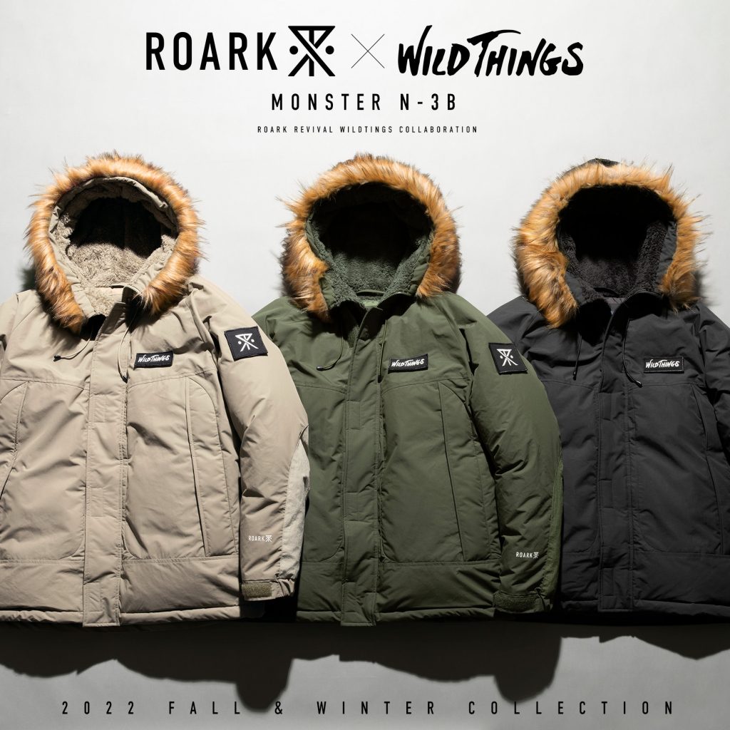 ROARK × WILDTHINGS コラボアイテム”MONSTER N-3B”発売 | ROARK ...