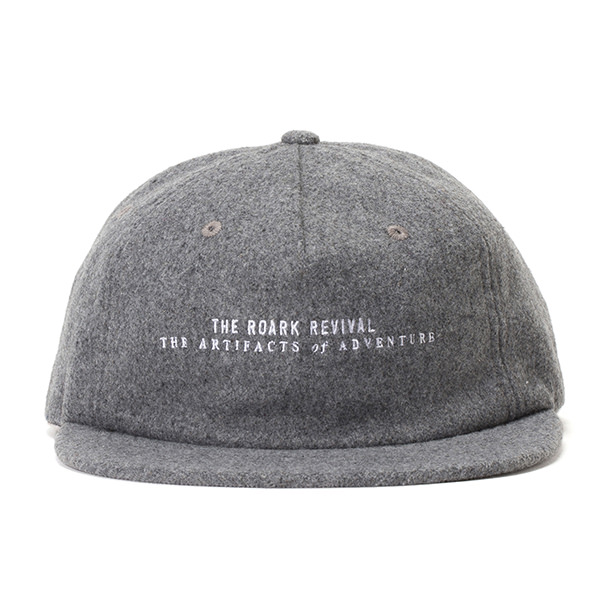 WOOLY LOGO CAP w/LEATHER CLOSURE / Headwear ( キャップ ) / ROARK
