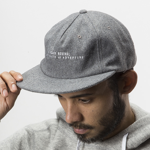 WOOLY LOGO CAP w/LEATHER CLOSURE / Headwear ( キャップ ) / ROARK