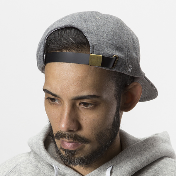WOOLY LOGO CAP w/LEATHER CLOSURE / Headwear ( キャップ ) / ROARK