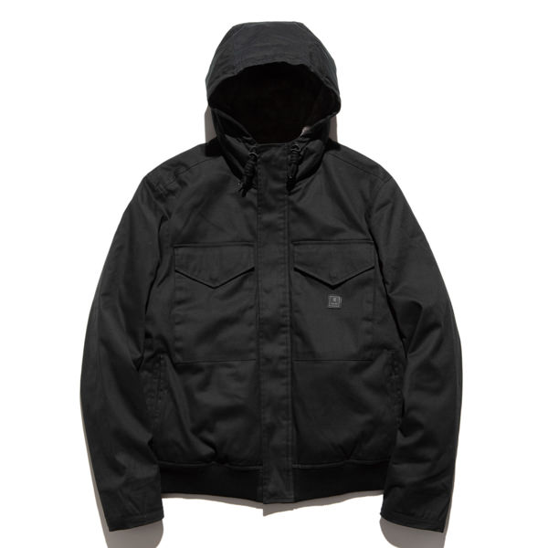 ROARK フード付きナイロンジャケット ブラック 黒 タグ付き ROARK REVIVAL ナイロンジャケット 「ROARK REVIVAL」RECON SOFT