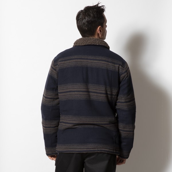 ROARKREVIVAL AXEMAN / Dark navy 身丈74cm Roark Men's Axeman Jacket, Fully Sherpa Lined Zip Up Coat