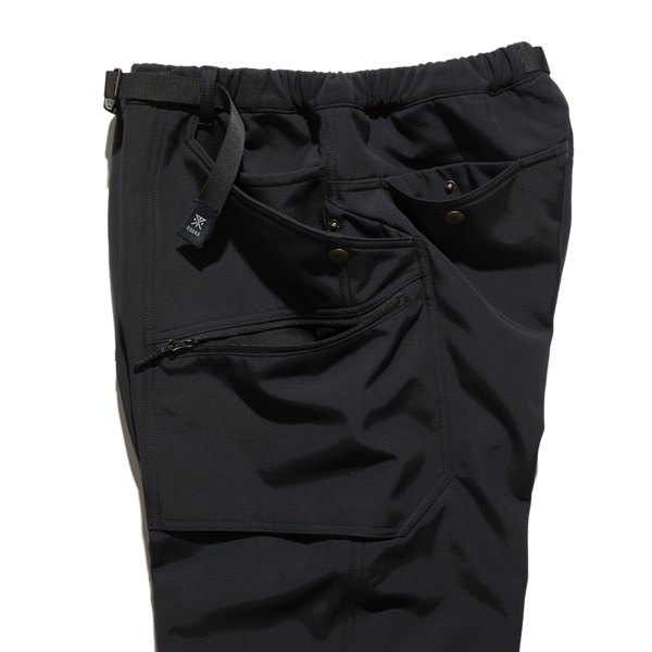 パンツ roark SUPPLEX NEW BAKER PANTS RPJ753-BLK SUPPLEX NEW BAKER PANTS w/Micro Fleece - RELAX TAPERED FIT