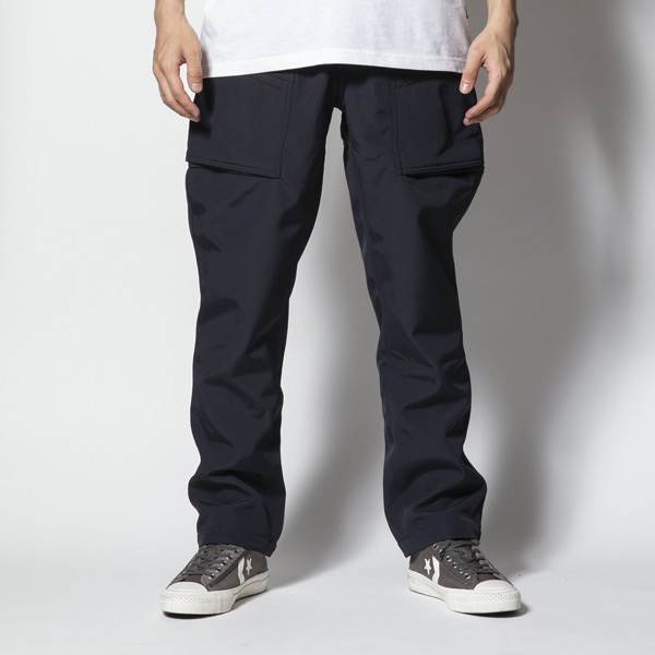 パンツ roark SUPPLEX NEW BAKER PANTS RPJ753-BLK SUPPLEX NEW BAKER PANTS w/Micro Fleece - RELAX TAPERED FIT