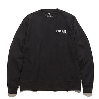 "LOGO" 9.3oz H/W L/S POCKET TEE