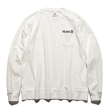 "LOGO" 9.3oz H/W L/S POCKET TEE