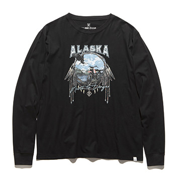 gNORTH TO DANGERh L/S TEE