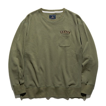 gMEDIEVALh CREW POCKET SWEAT