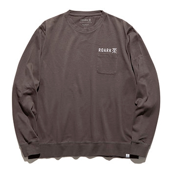 "LOGO" 9.3oz H/W L/S POCKET TEE