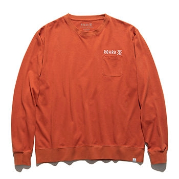 "LOGO" 9.3oz H/W L/S POCKET TEE