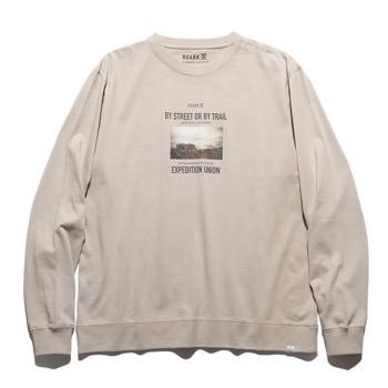 "BY STREET OR BY TRAIL" 9.3oz H/W L/S TEE