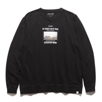 "BY STREET OR BY TRAIL" 9.3oz H/W L/S TEE