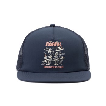 "ROAD TRIP CLUB" TRUCKER 5PANEL CAP - MID HEIGHT