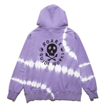 "GUIDE WORKS" TIE DYE P/O HOODED SWEAT 