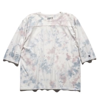 gMEDIEVAL LOGOh 3/4 SLEEVE TEE - TIEDYE