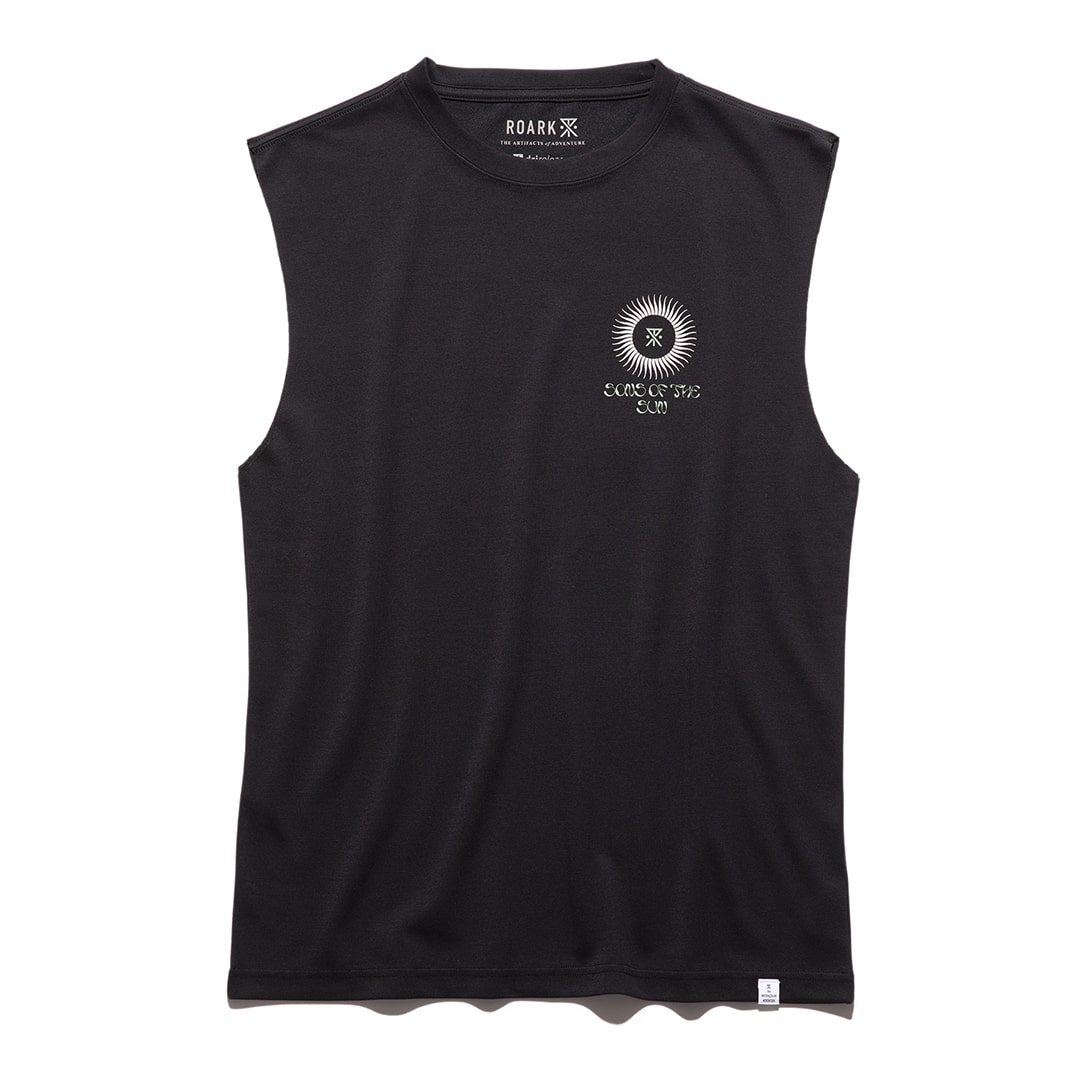 "SONS OF THE SUN" Dri-Release CUT OFF TEE