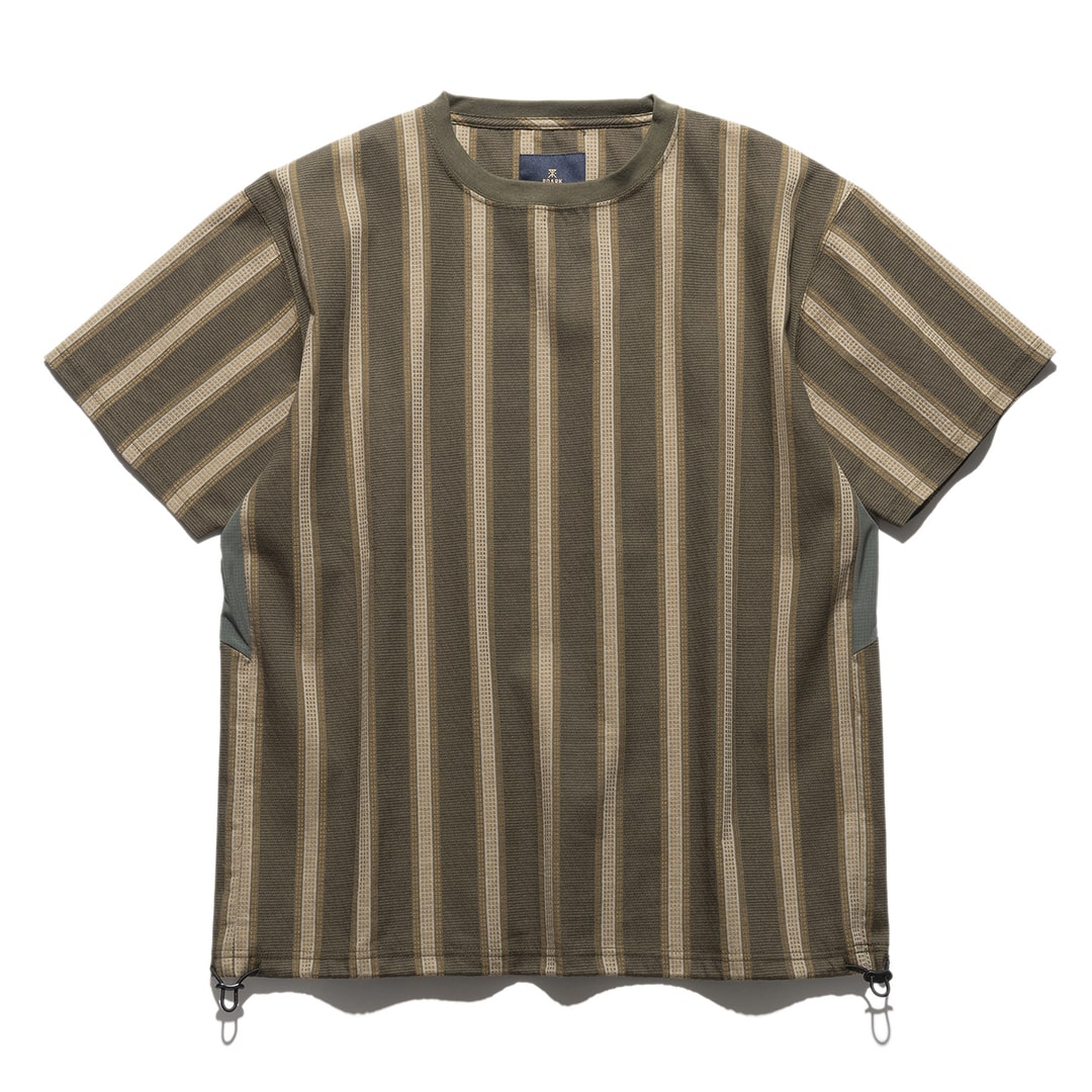 "VERTICAL STRIPE" JACQUARD TEE
