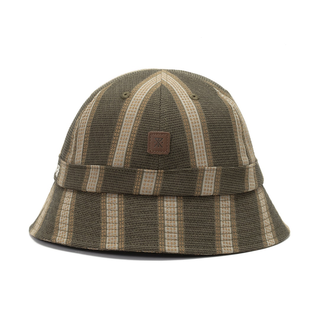 "VERTICAL STRIPE" JACQUARD METRO HAT -MID