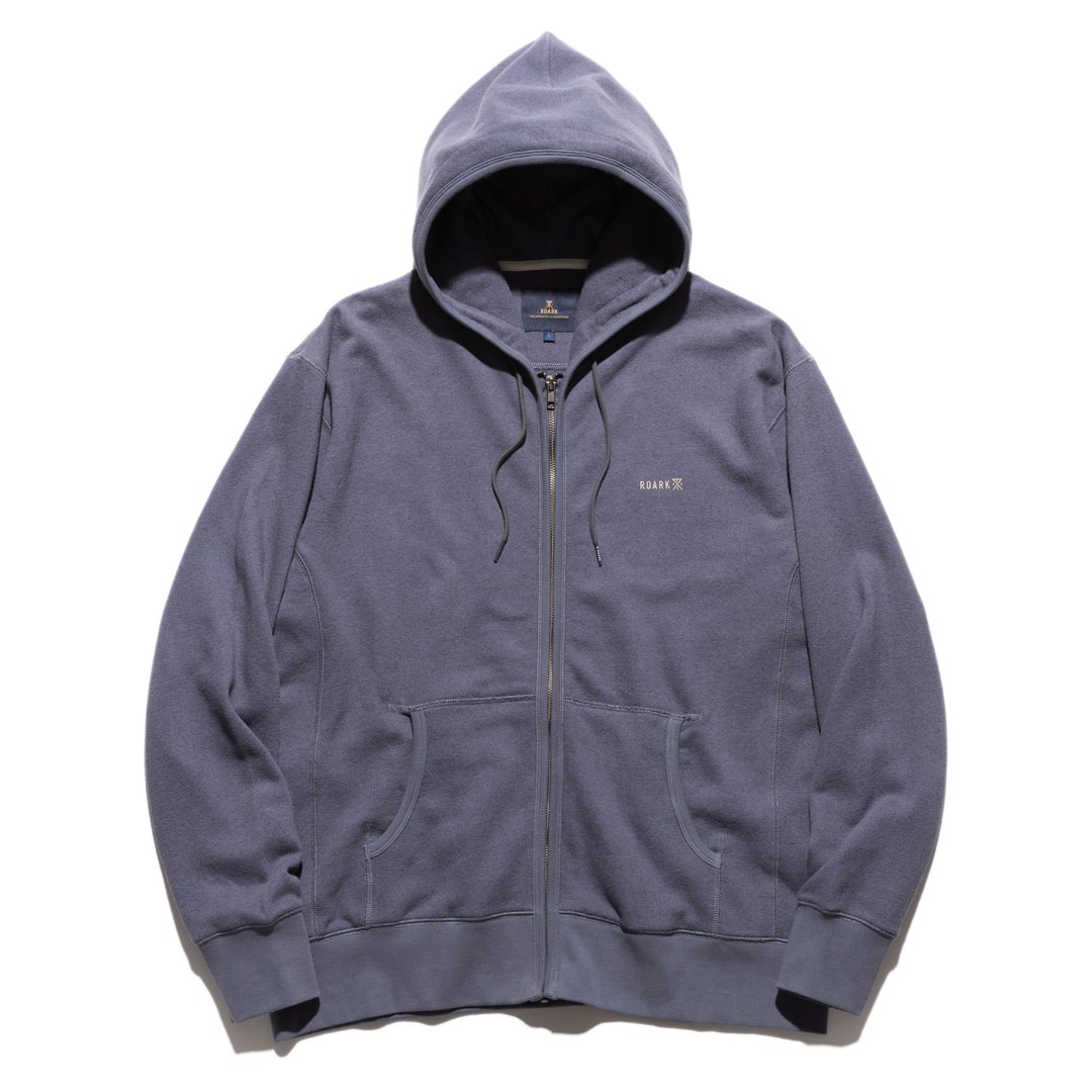 H/W HEMPCOTTON F/Z HOOD SWEAT