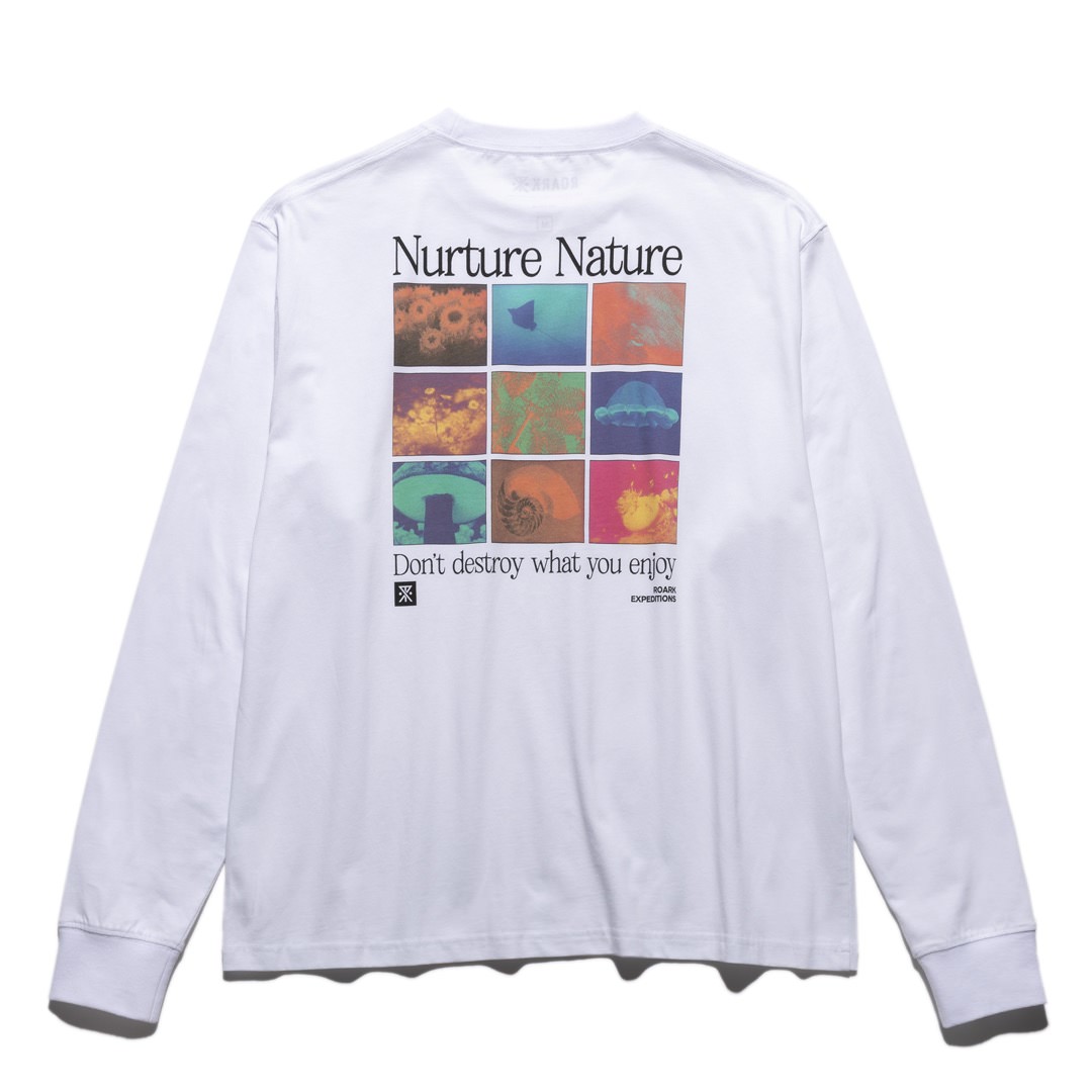 "NURTURE NATURE" L/S TEE