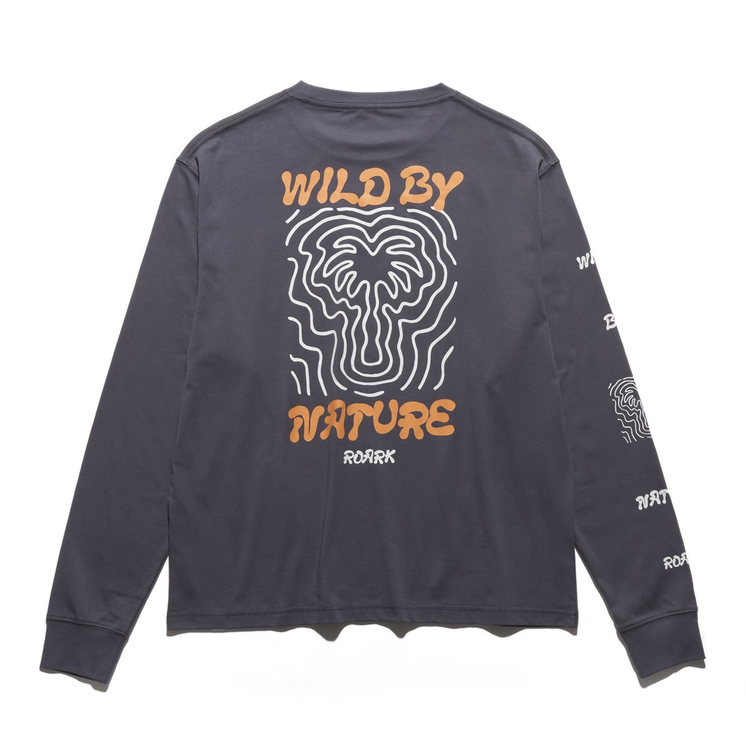 "WILD BY NATURE" L/S TEE