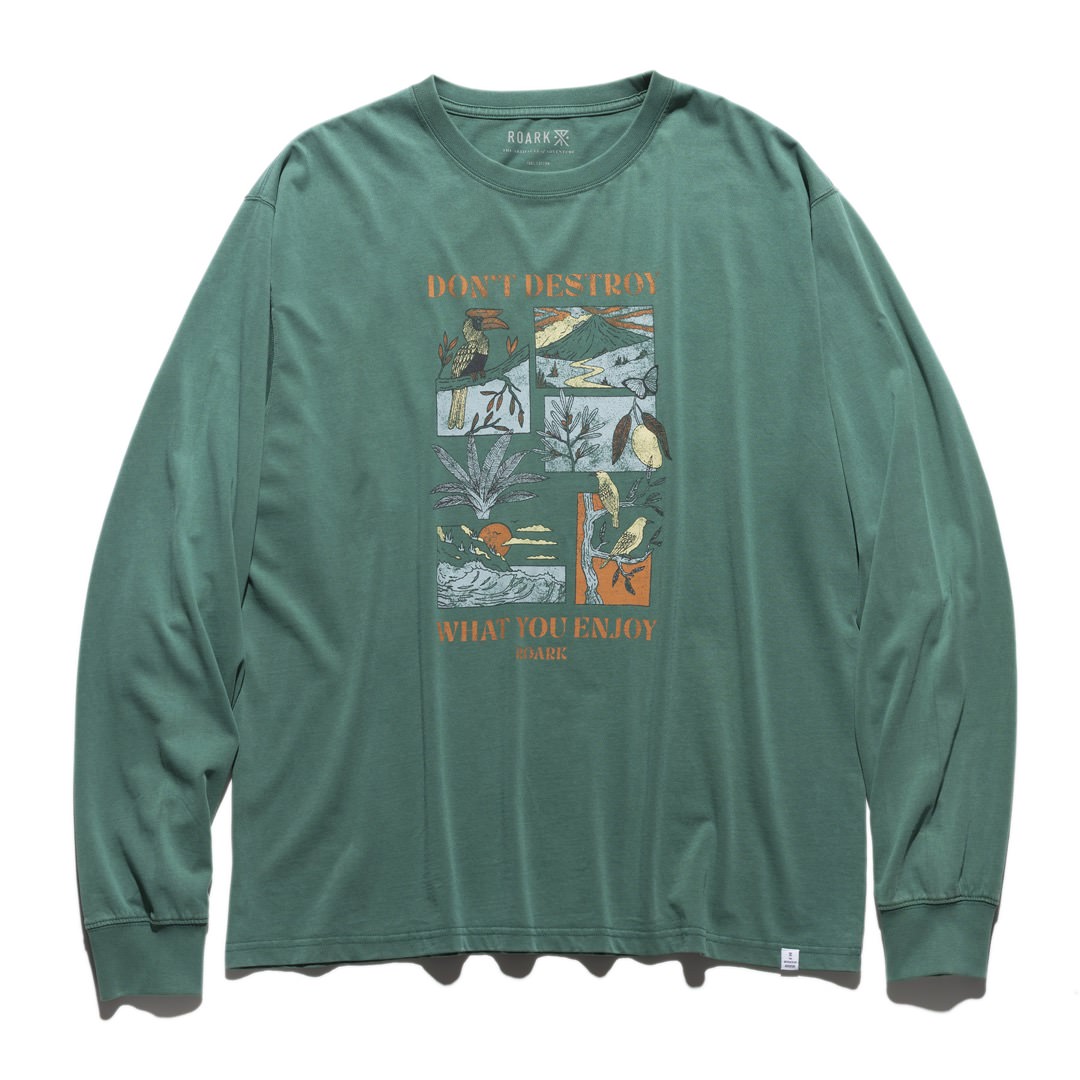 "ENJOY" WELL WORN L/S TEE