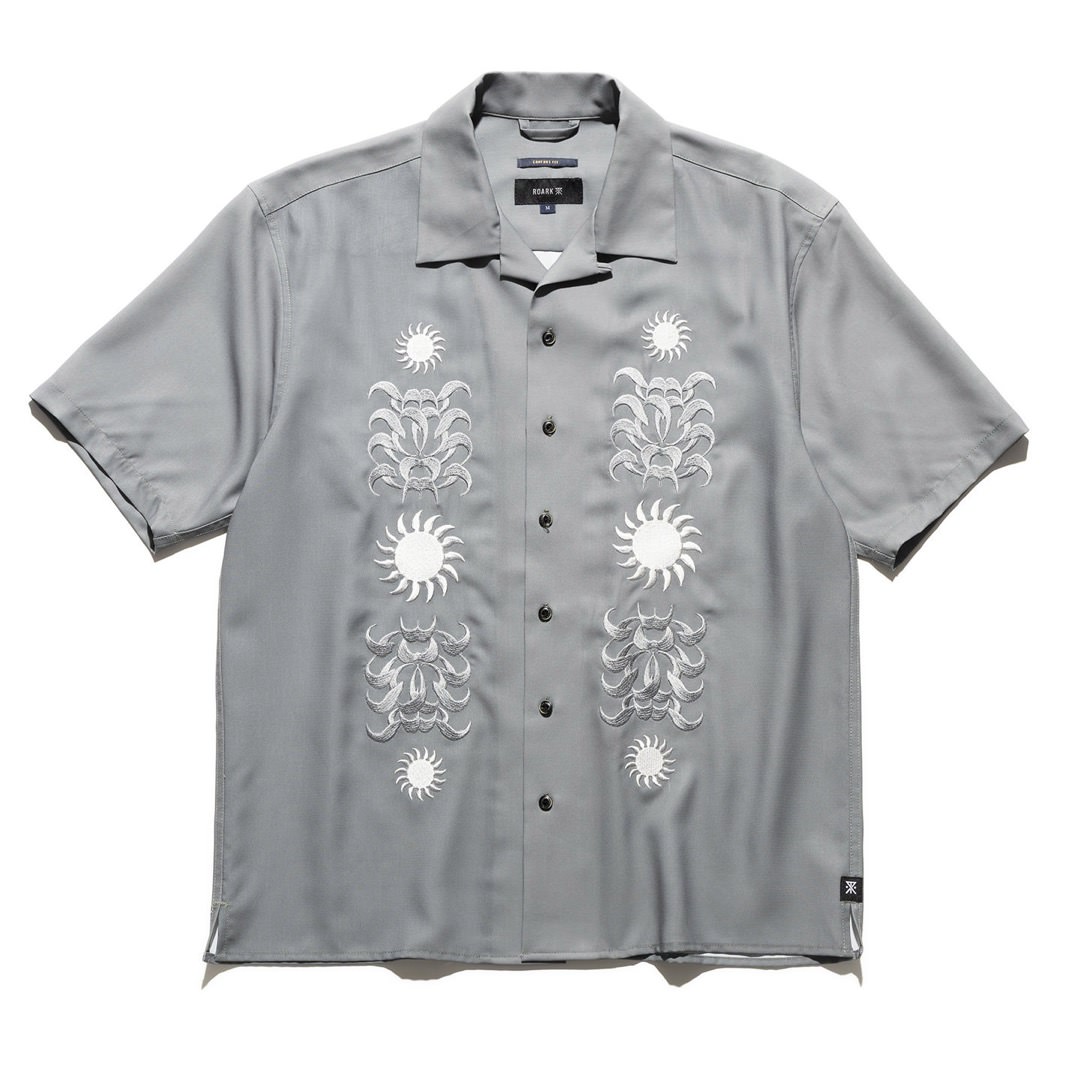 "PALM EMBROIDERY" GONZO S/S
