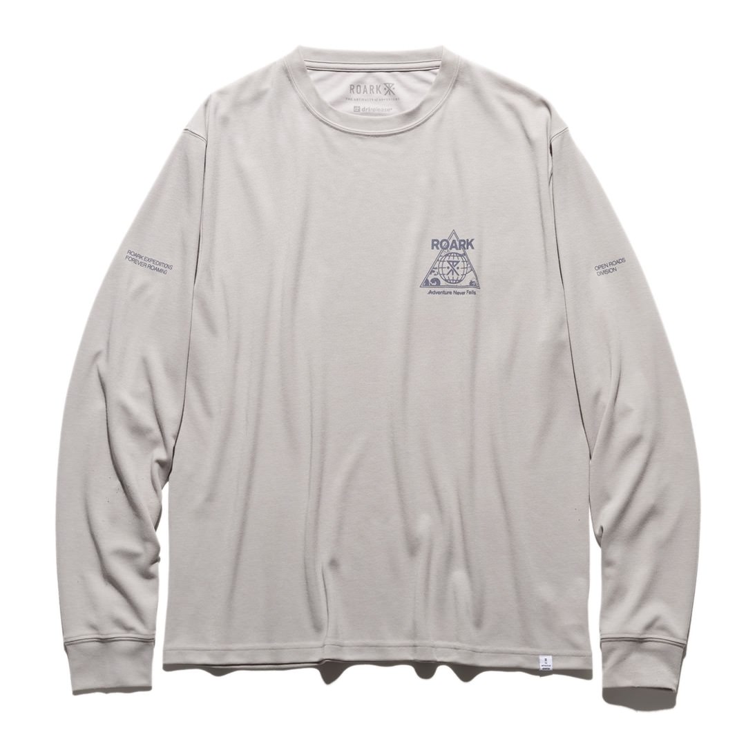 "TRIANGULAR" L/S Dri-Release TEE