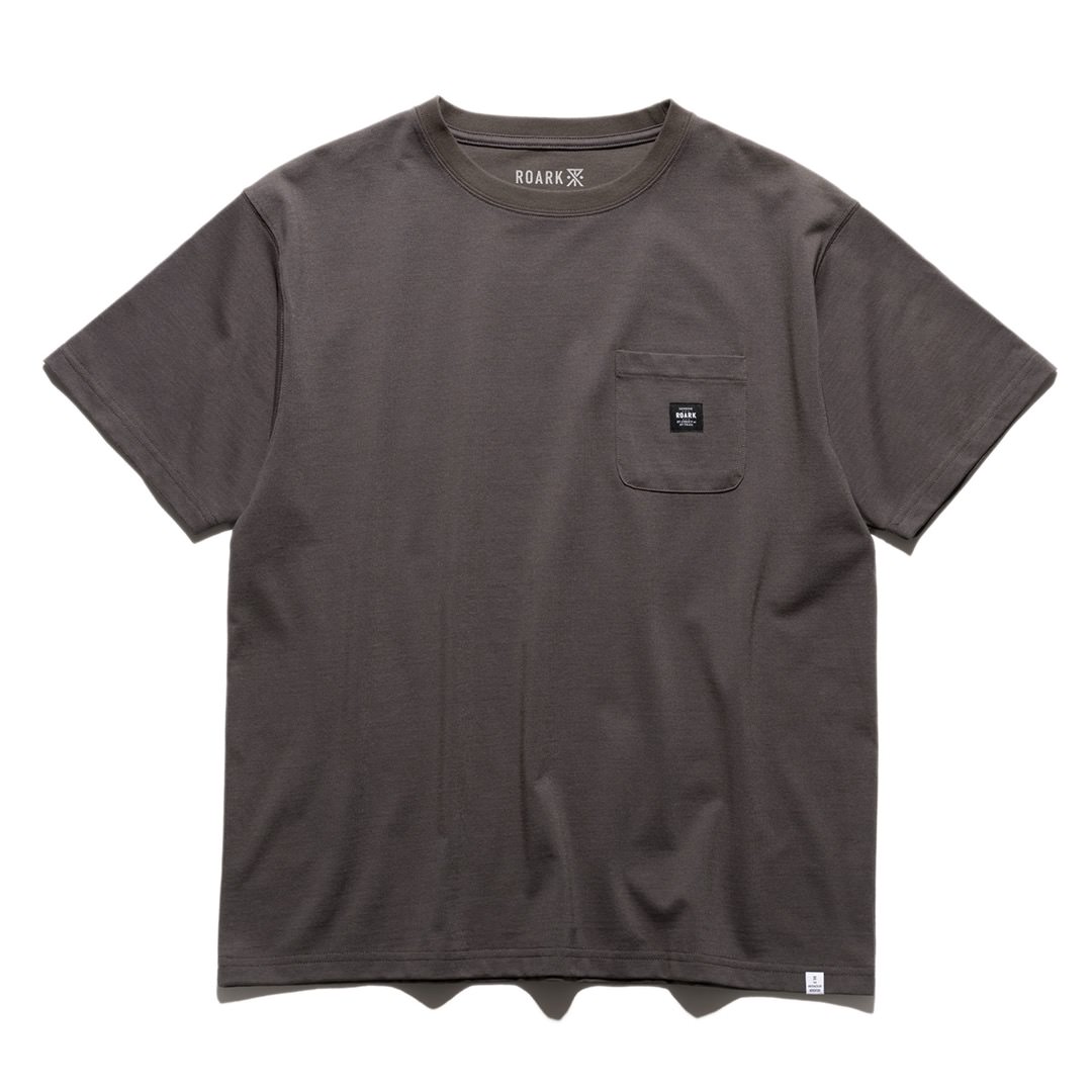 "LABEL POCKET" FINE TECH DRY TEE