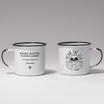 "FEAR THE SEA"ENAMEL MUG